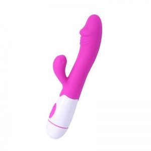 Vibrador Kate Rosa Silicona 20.2 x 3.6 cm diseñado por la marca OHH TOYS