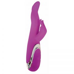 Vibrador Lala Purpura Silicona 20 x 3 cm diseñado por la marca OHH TOYS