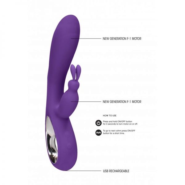 Vibrador Lily 19 cm Purpura de calidad y barato