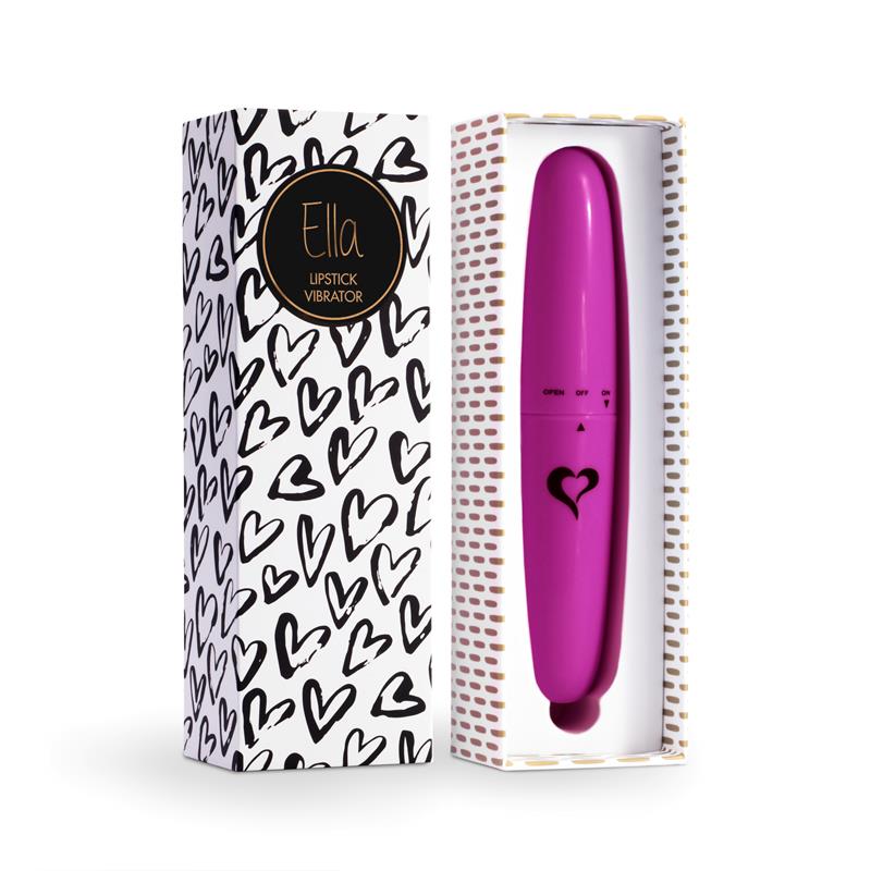 Vibrador Lipstick Ella 12.5 x 2.8 cm en www.tiendaeroticaweb.es