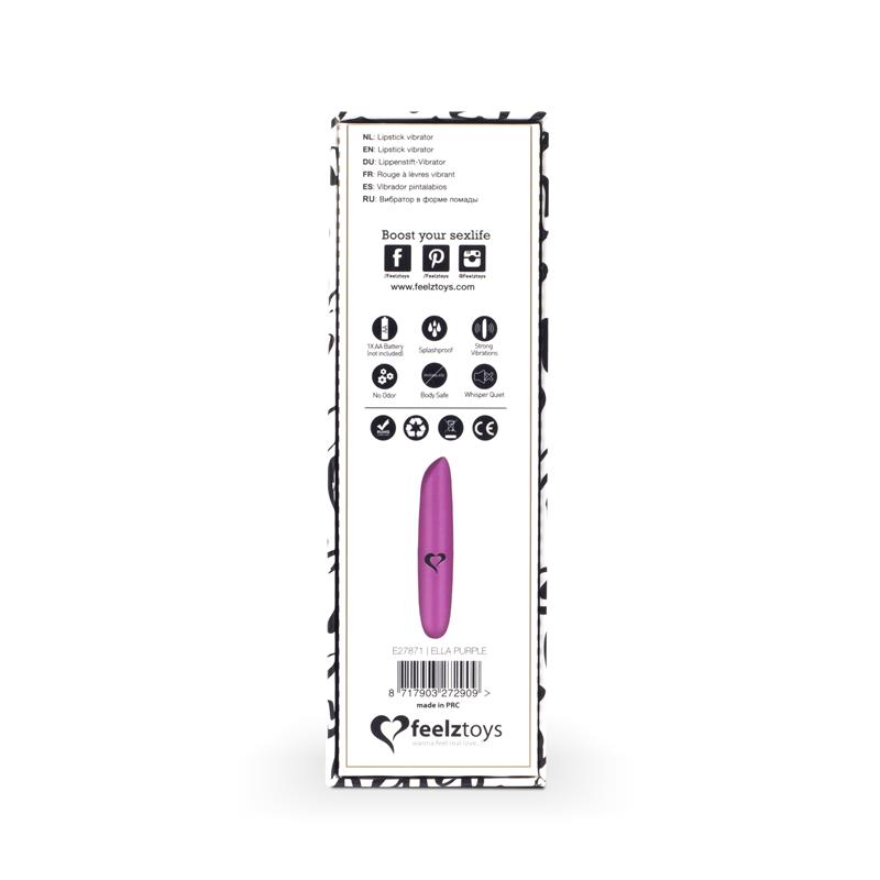 Vibrador Lipstick Ella 12.5 x 2.8 cm fabricante FEELZTOYS