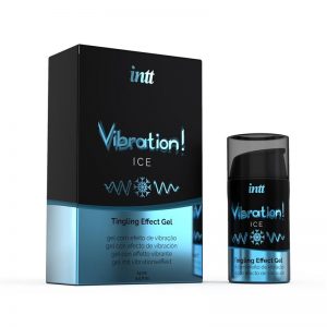 Vibrador Liquido Efecto Frio Vibration Ice 15 ml diseñado por la marca INTT