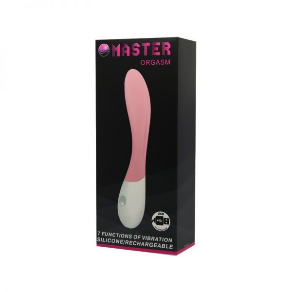 Vibrador Master Orgasm Color Salmón fabricado por ROMANCE