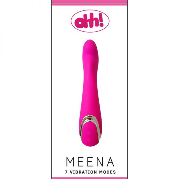 comprar Vibrador Meena Purpura Silicona 20 x 3 cm barato y de calidad
