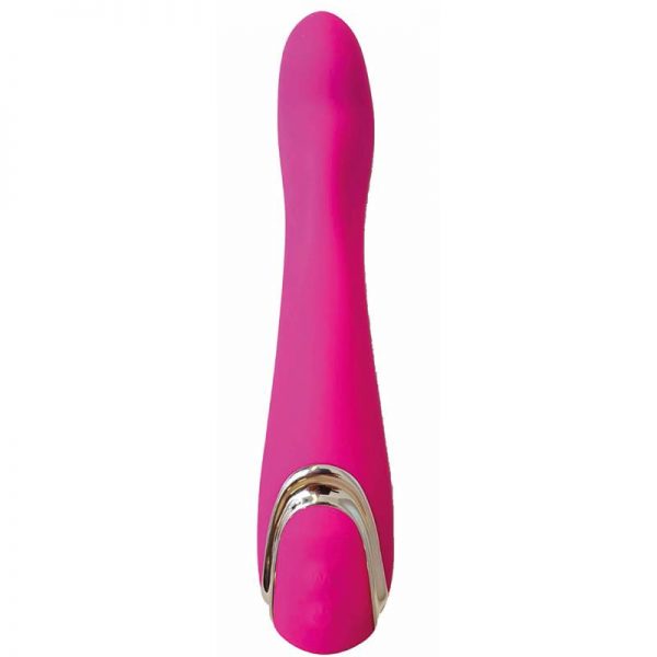 Vibrador Meena Purpura Silicona 20 x 3 cm diseñado por la marca OHH TOYS