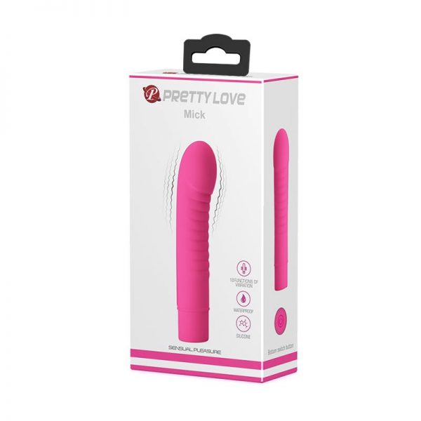 Vibrador Mick Silicona Rosa barato