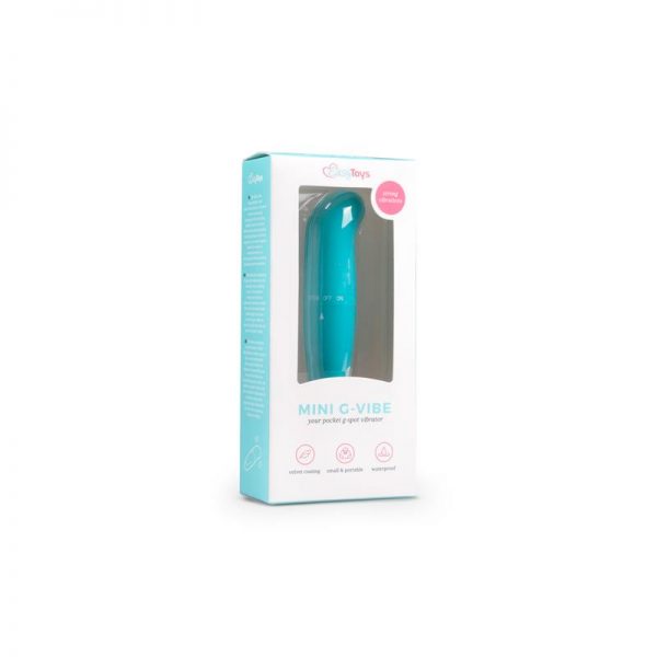 Vibrador Mini Punto G Turquesa de la tienda erótica web www.tiendaeroticaweb.es