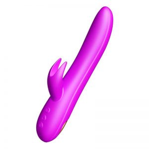 Vibrador Mondi Purpura Silicona Medica 20.8 x 4.2 cm diseñado por la marca OHH TOYS DELUXE