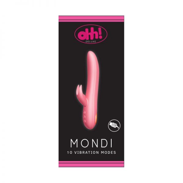 comprar Vibrador Mondi Rosa Silicona Medica 20.8 x 4.2 cm barato y de calidad