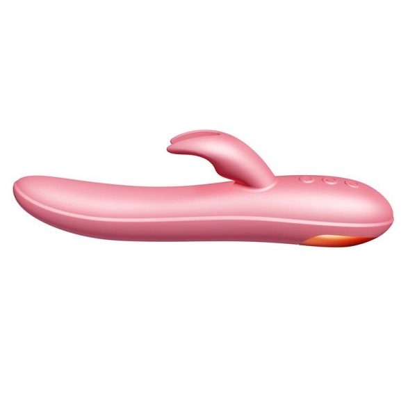 Vibrador Mondi Rosa Silicona Medica 20.8 x 4.2 cm de la tienda erótica web www.tiendaeroticaweb.es