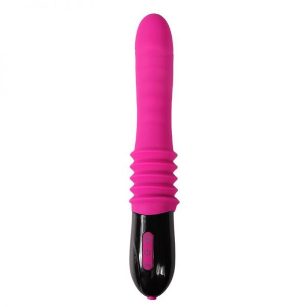Vibrador Movimiento Telescópico Silicona USB Nelson 26 cm de la tienda erótica web www.tiendaeroticaweb.es