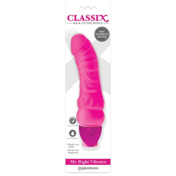 comprar Vibrador Mr. Right Rosa barato y de calidad
