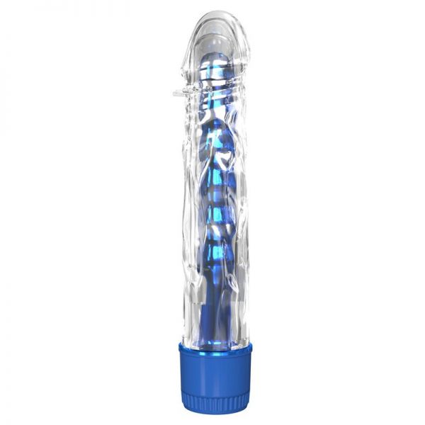 Vibrador Mr. Twister Azul Metálico 17 cm diseñado por la marca CLASSIX