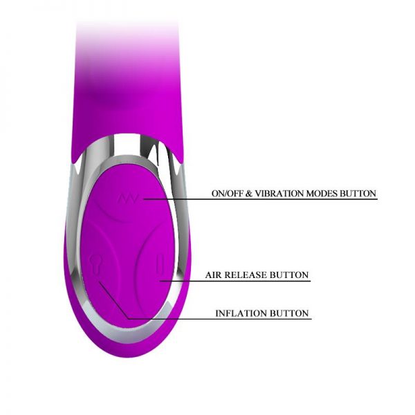 Vibrador Neil Funcion Inflable 23.7 cm de calidad