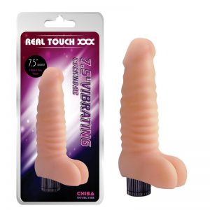 Vibrador No.02 T-Skin 7.5 Natural diseñado por la marca CHISA
