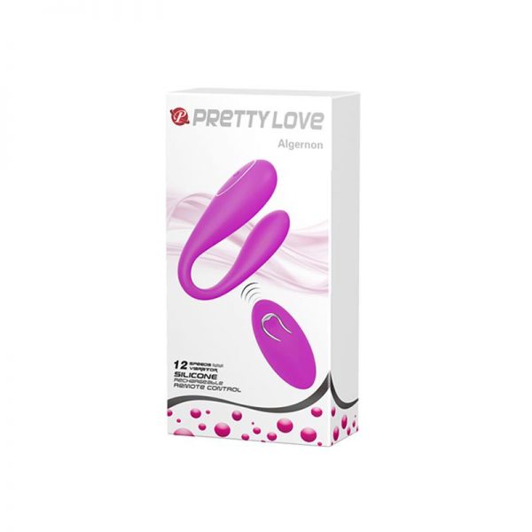 Vibrador para Parejas Algernon Control Remoto USB en www.tiendaeroticaweb.es