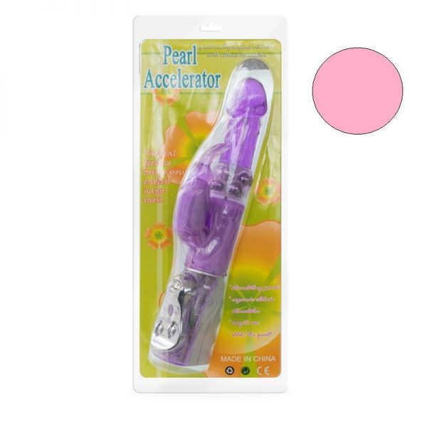 comprar Vibrador Pearl Accelerator 18 cm Color Rosa barato y de calidad