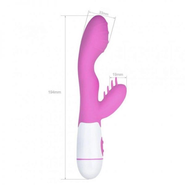 comprar Vibrador Pia Silicona Rosa 20.2 x 3.6 cm barato y de calidad