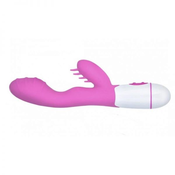 Vibrador Pia Silicona Rosa 20.2 x 3.6 cm de la tienda erótica web www.tiendaeroticaweb.es
