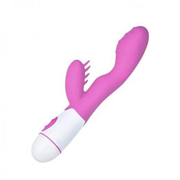 Vibrador Pia Silicona Rosa 20.2 x 3.6 cm diseñado por la marca OHH TOYS DELUXE