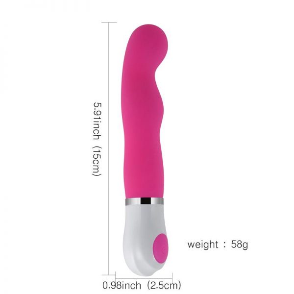 Vibrador Punto G Silicona Little Sprite 15 cm de la marca SHEQU