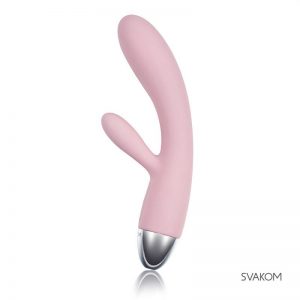 Vibrador Rabbit Alice Rosa diseñado por la marca SVAKOM