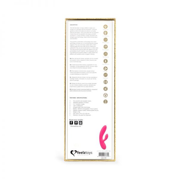 Vibrador Rabbit Lea 20 x 3.7 cm fabricante FEELZTOYS