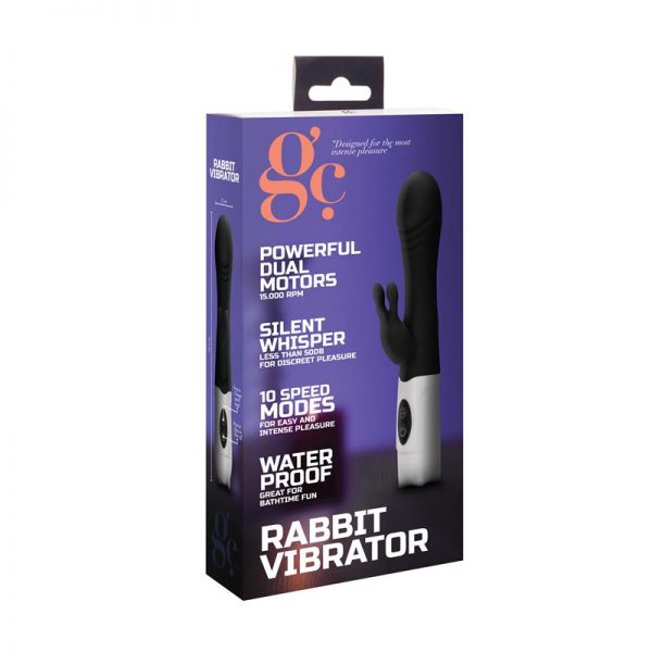 Vibrador Rabbit Negro fabricante GC