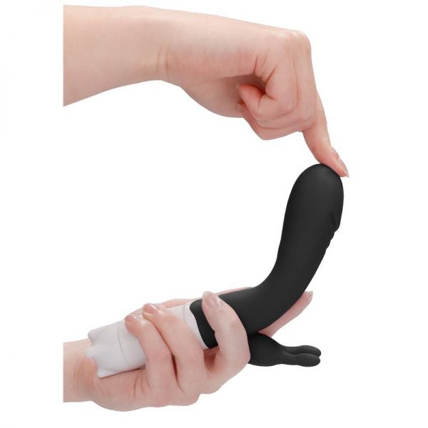 Vibrador Rabbit Negro de la tienda erótica web www.tiendaeroticaweb.es