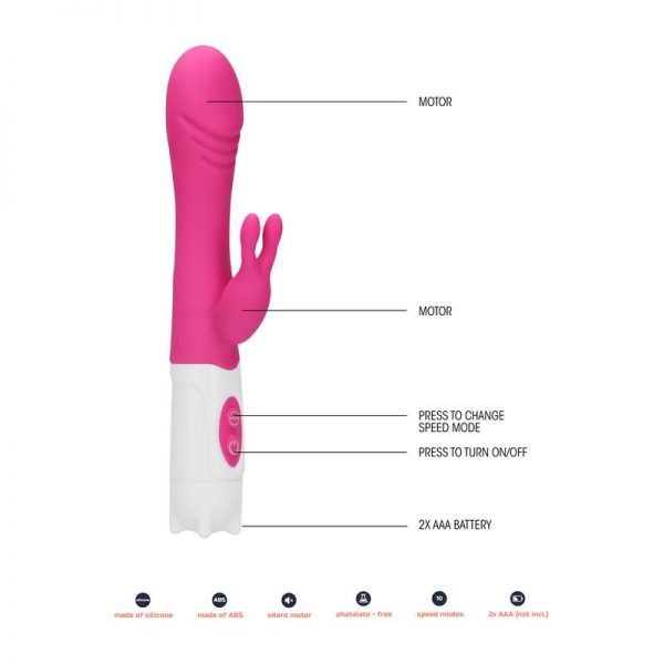 Vibrador Rabbit Rosa de calidad