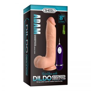 Vibrador Realista Control Remoto Adam 21 cm diseñado por la marca SHEQU