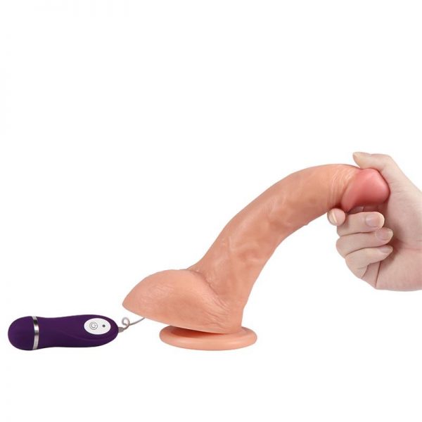 Vibrador Realista Control Remoto Beast 24.5 cm marca SHEQU