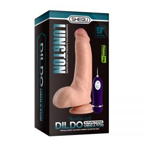 Vibrador Realista Control Remoto Duke Lungton 22.5 cm diseñado por la marca SHEQU