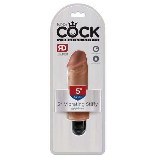 Vibrador Realista Stiffy 5 Bronceado de la tienda erótica web www.tiendaeroticaweb.es