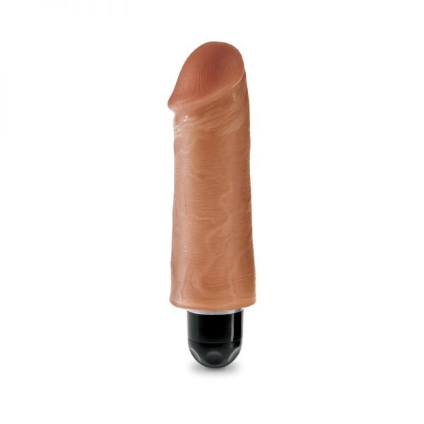 Vibrador Realista Stiffy 5 Bronceado diseñado por la marca KING COCK