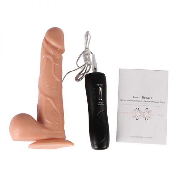 Vibrador Realista Super Man Mediano 13.5 cm de calidad