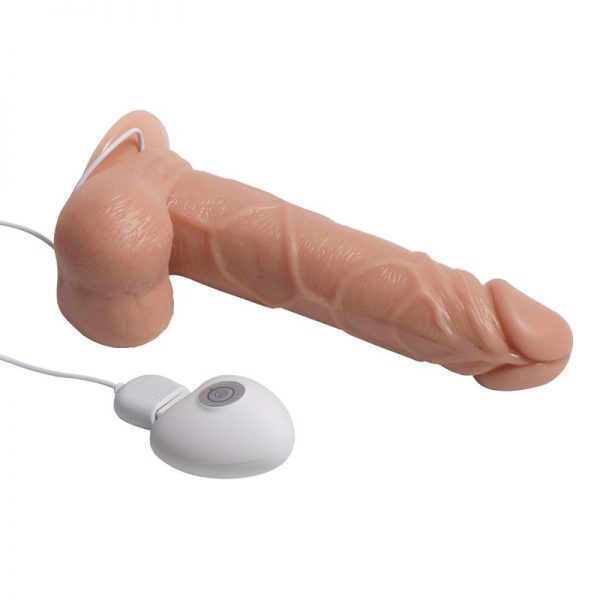 Vibrador Realista USB Super Man Mediano 13.5 cm fabricado por SHEQU