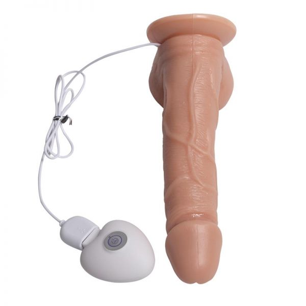Vibrador Realista USB Super Man Mediano 13.5 cm marca SHEQU