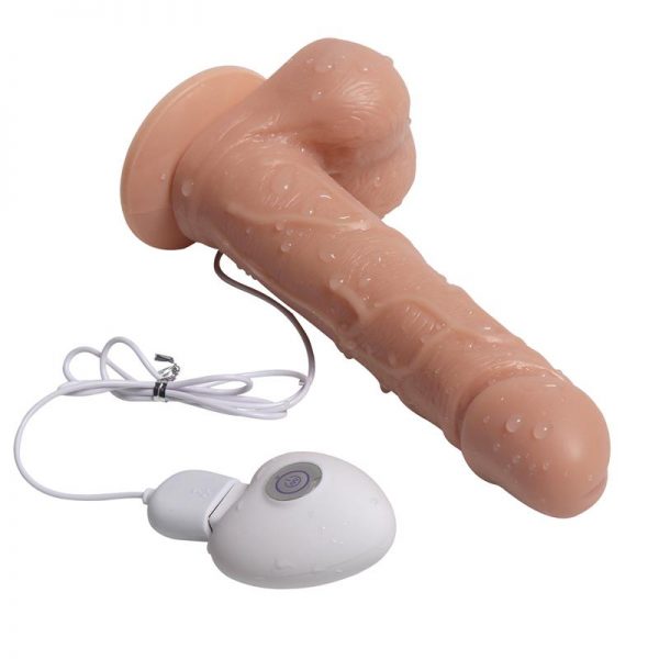 Vibrador Realista USB Super Man Mediano 13.5 cm de calidad