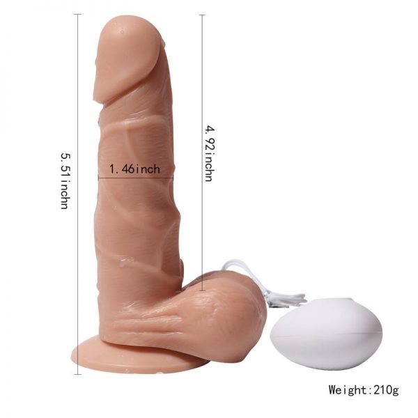 Vibrador Realista USB Super Man Pequeño 12.5 cm de calidad