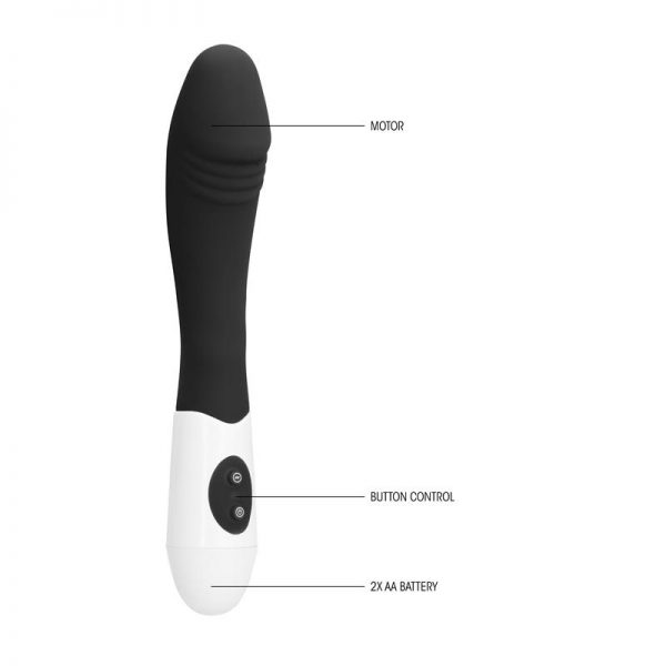 Vibrador Ribbed Negro de la tienda erótica web www.tiendaeroticaweb.es