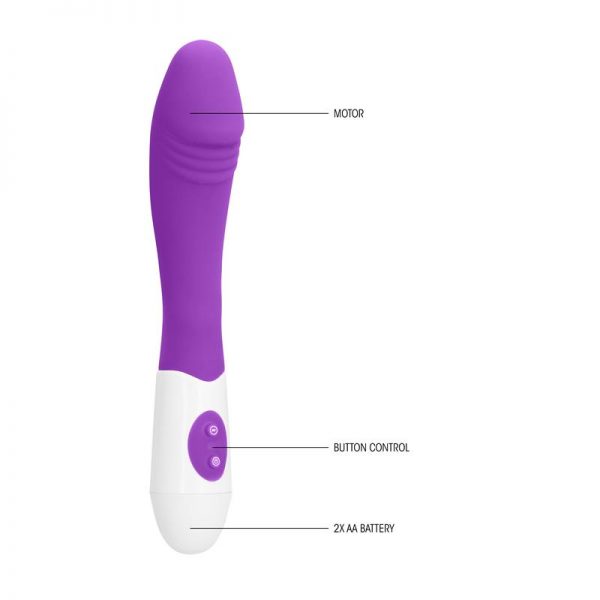 Vibrador Ribbed Púrpura de la tienda erótica web www.tiendaeroticaweb.es