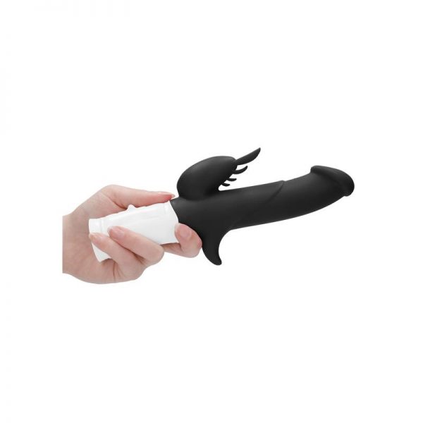 Vibrador Rotating Bunny Negro de la tienda erótica web www.tiendaeroticaweb.es