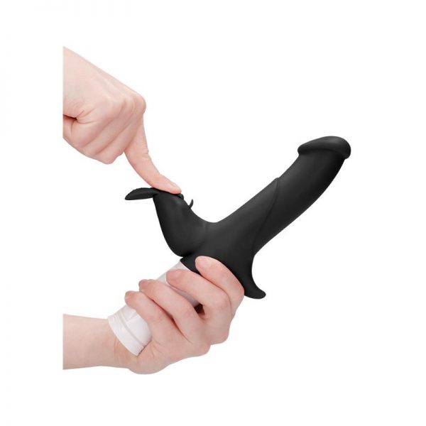 Vibrador Rotating Bunny Negro diseñado por la marca GC
