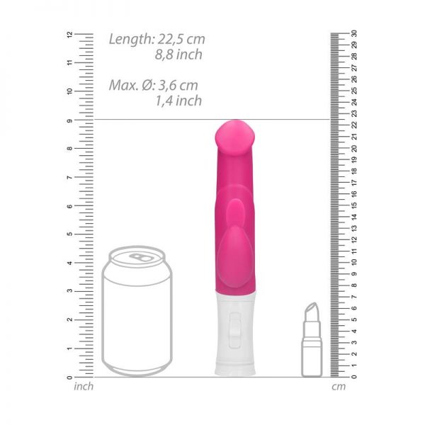 Vibrador Rotating Bunny Rosa de calidad