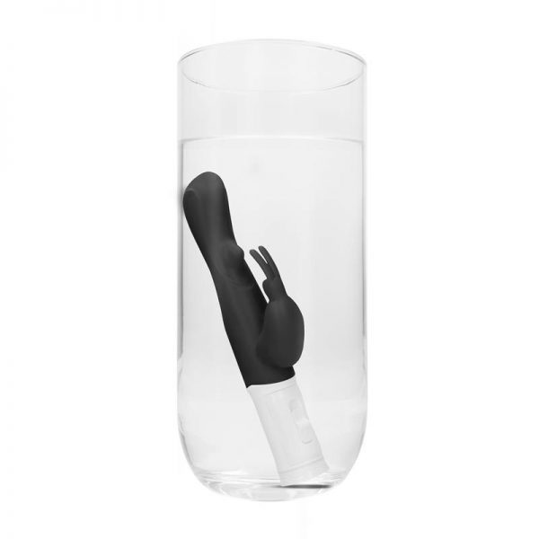 Vibrador Rotating Rabbit Negro diseñado por la marca GC