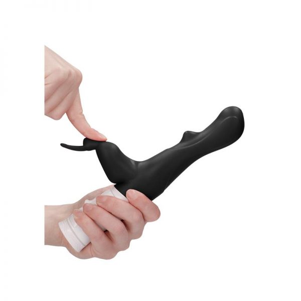 Vibrador Rotating Rabbit Negro barato