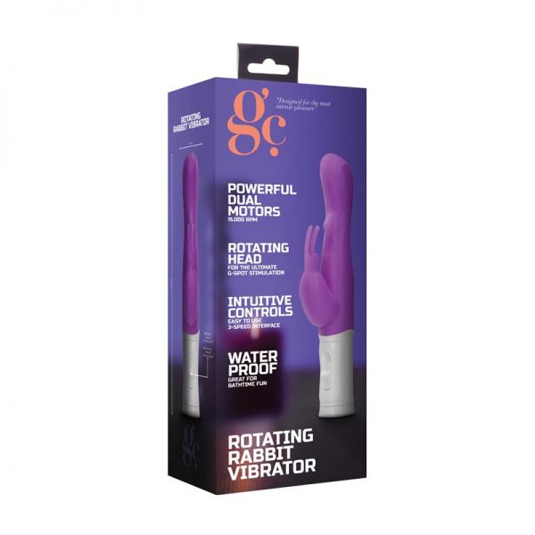 Vibrador Rotating Rabbit Purpura marca GC