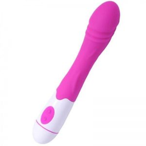 Vibrador Roxy Rosa Silicona 20.2 x 3.6 cm diseñado por la marca OHH TOYS