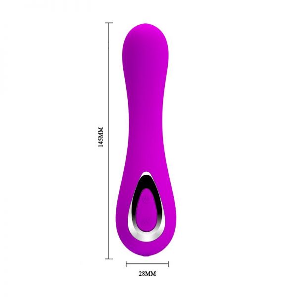 Vibrador Rush Color Púrpura marca PRETTYLOVE